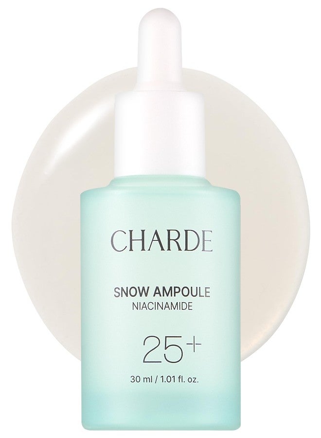 Charde Niacinamide Brightening Serum for Dark Spots & Uneven Tone | Radiance Boosting with White Garcinia & Arbutin, Korean Skincare, 1.01 fl oz - Image 1